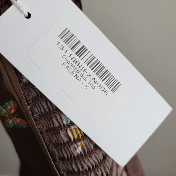 Reformation Overland Silk Top in Falena size 8 NWT - Picture 9 of 11